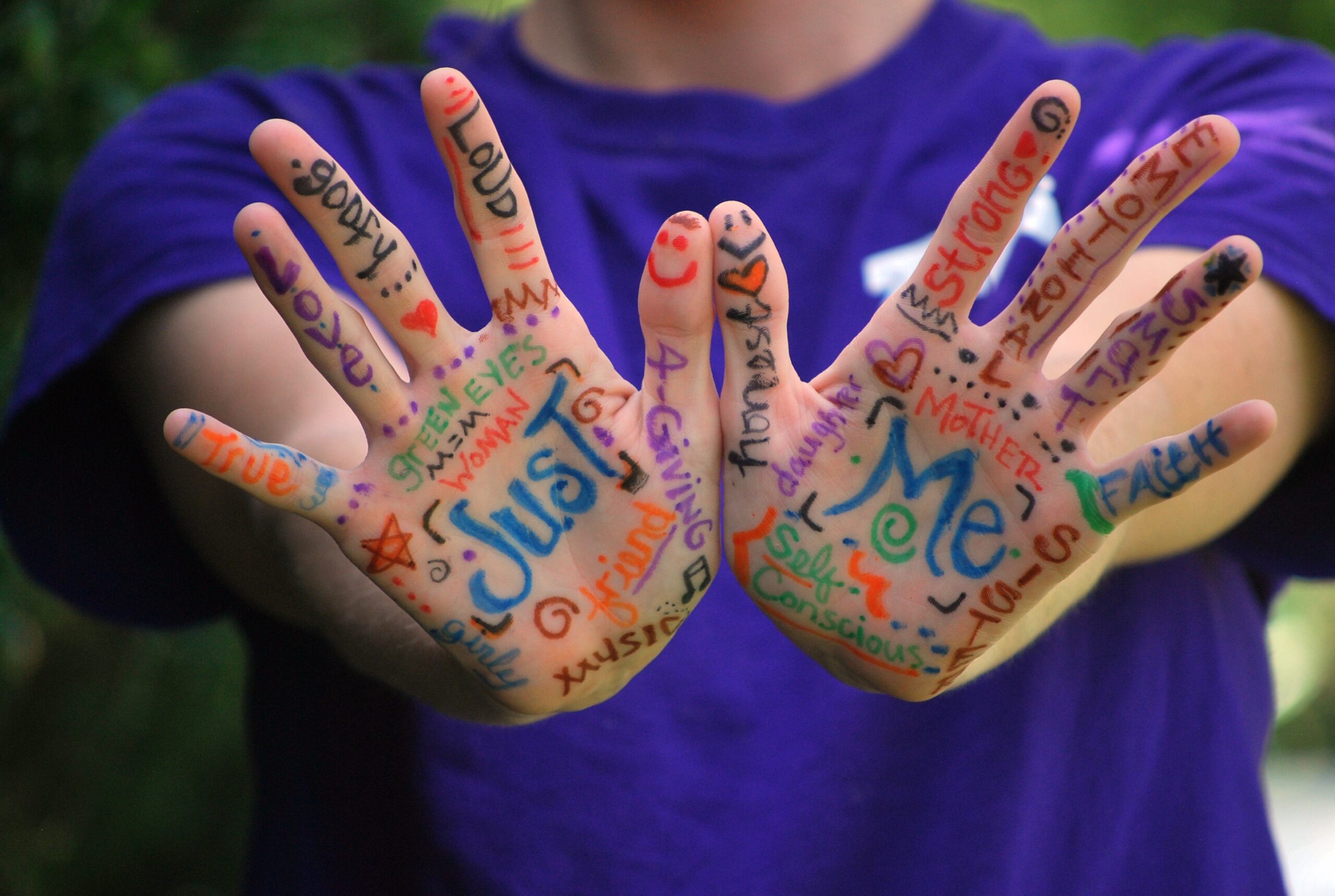 colourful hands